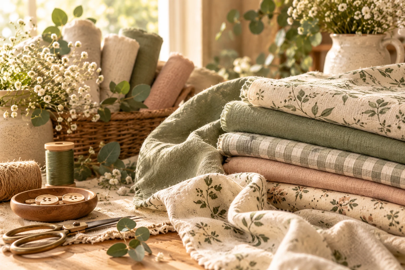 Natural textile fabric